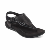 Aetrex - Women's Ellie Adjustable Quarter Strap Thong Sandals