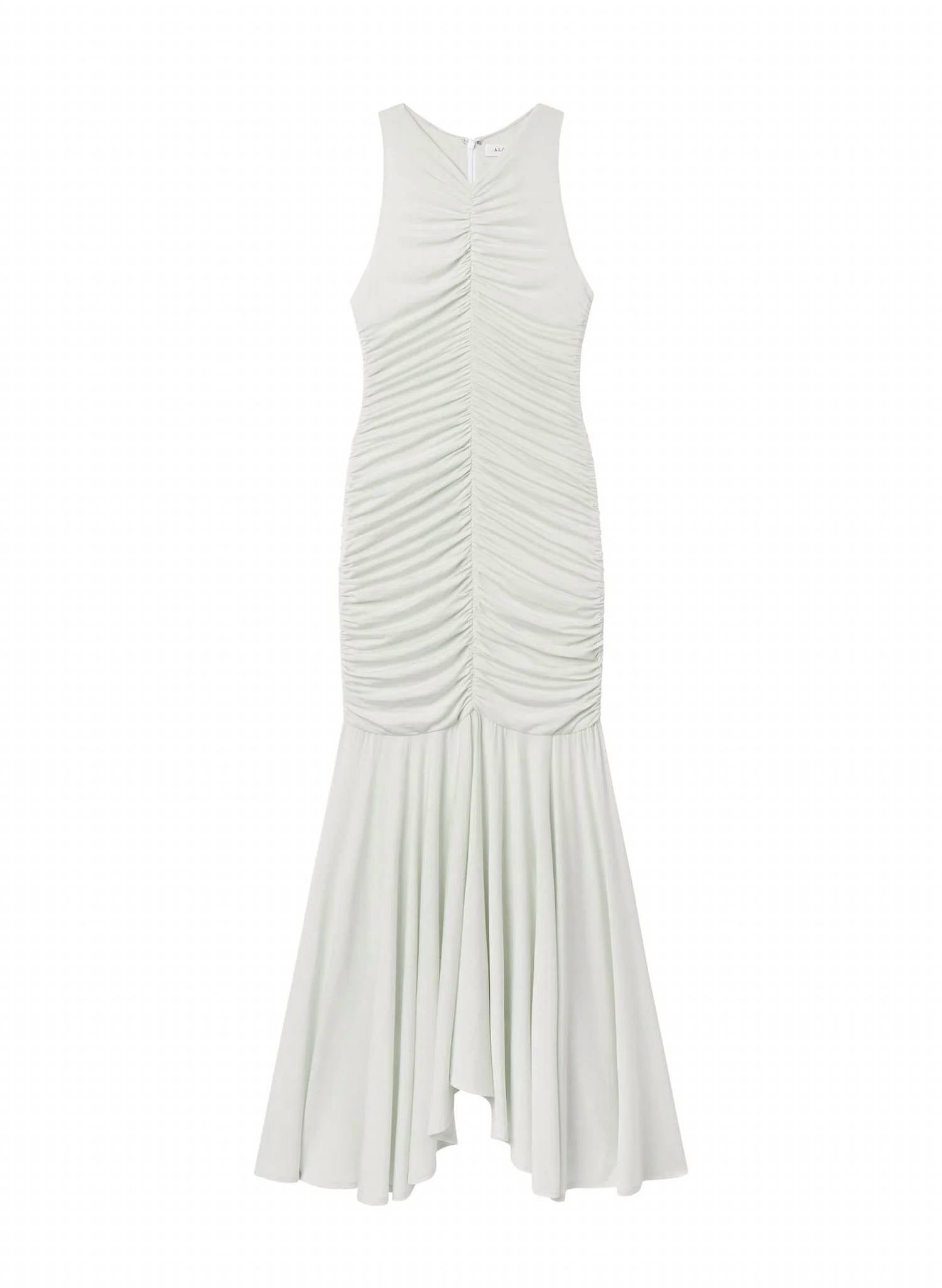 A.L.C. - Ayla Ruched Knit Midi Dress