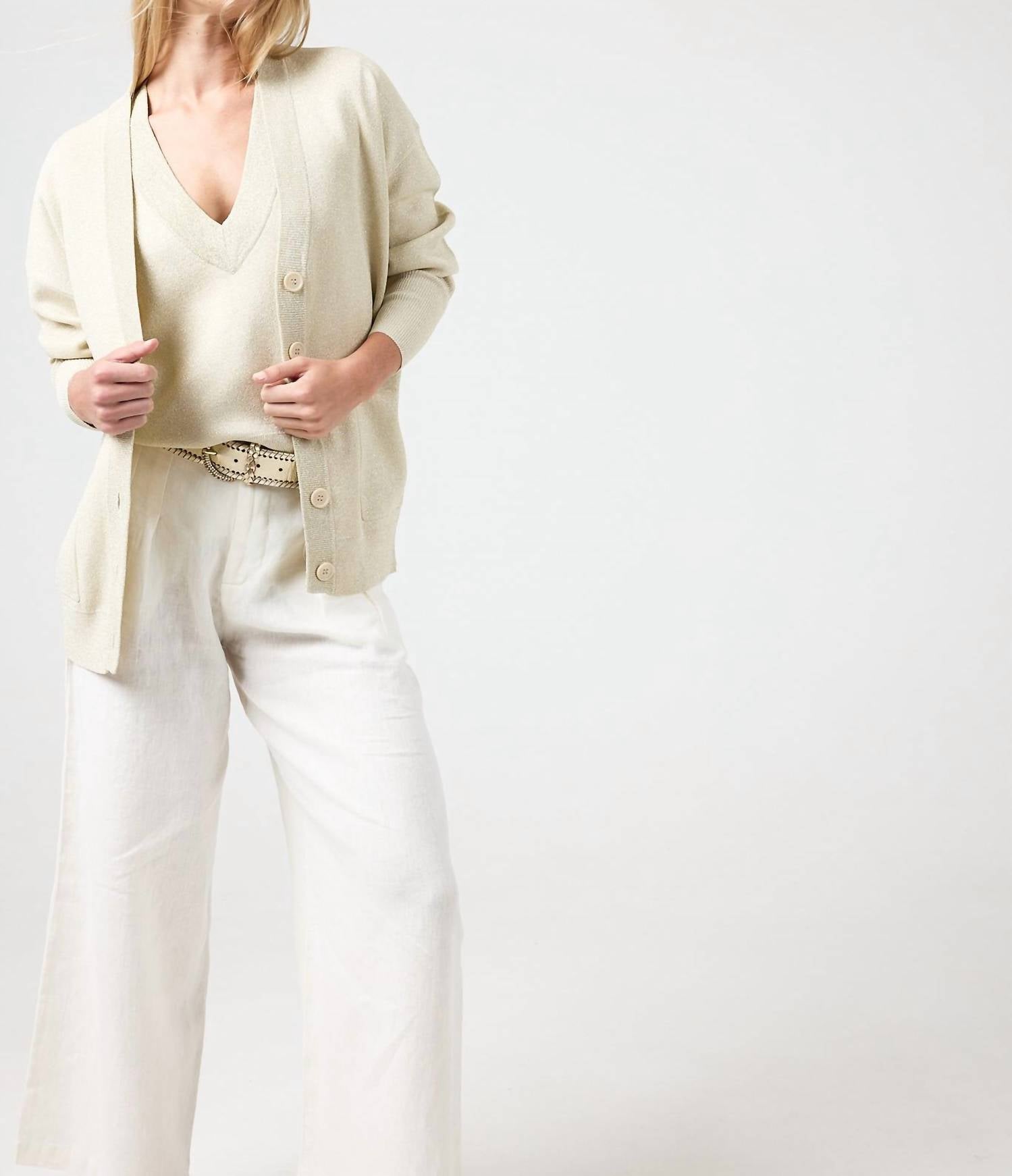 Lanhtropy - Aspen Glitter Cardigan