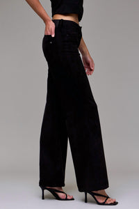 Hidden - Suede Flare Pants