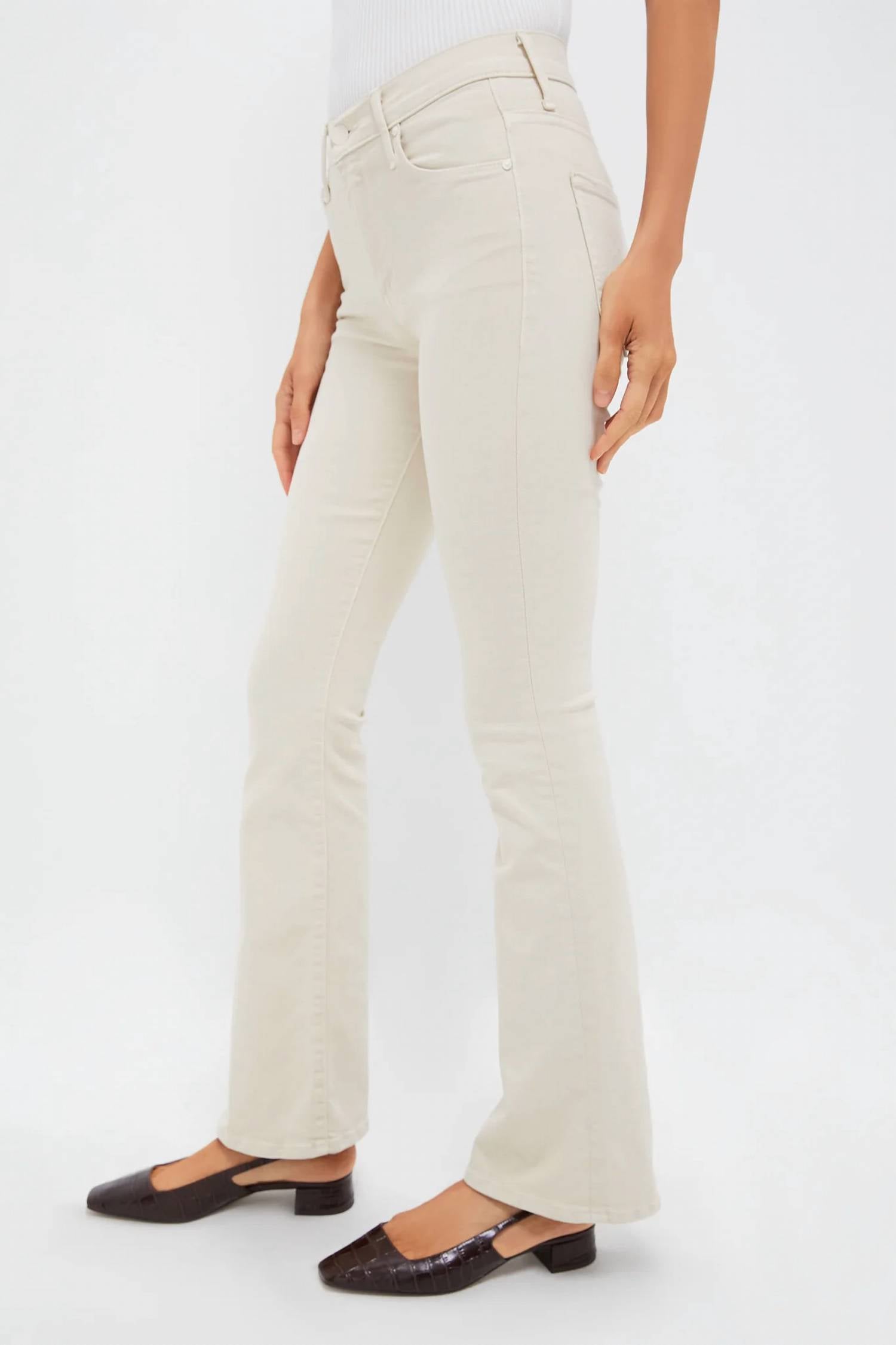 Mother - The Weekender Sneak Flared Mid Rise Jeans