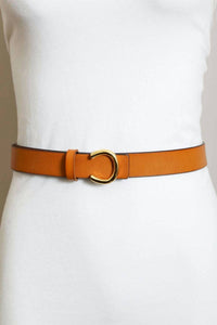 Leto - Minimalist Leather Horseshoe Belt