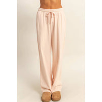 Double Zero - High Waist Wide Leg Lounge Pants