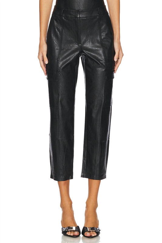 Commando - Faux Leather 7/8 Cargo Trouser