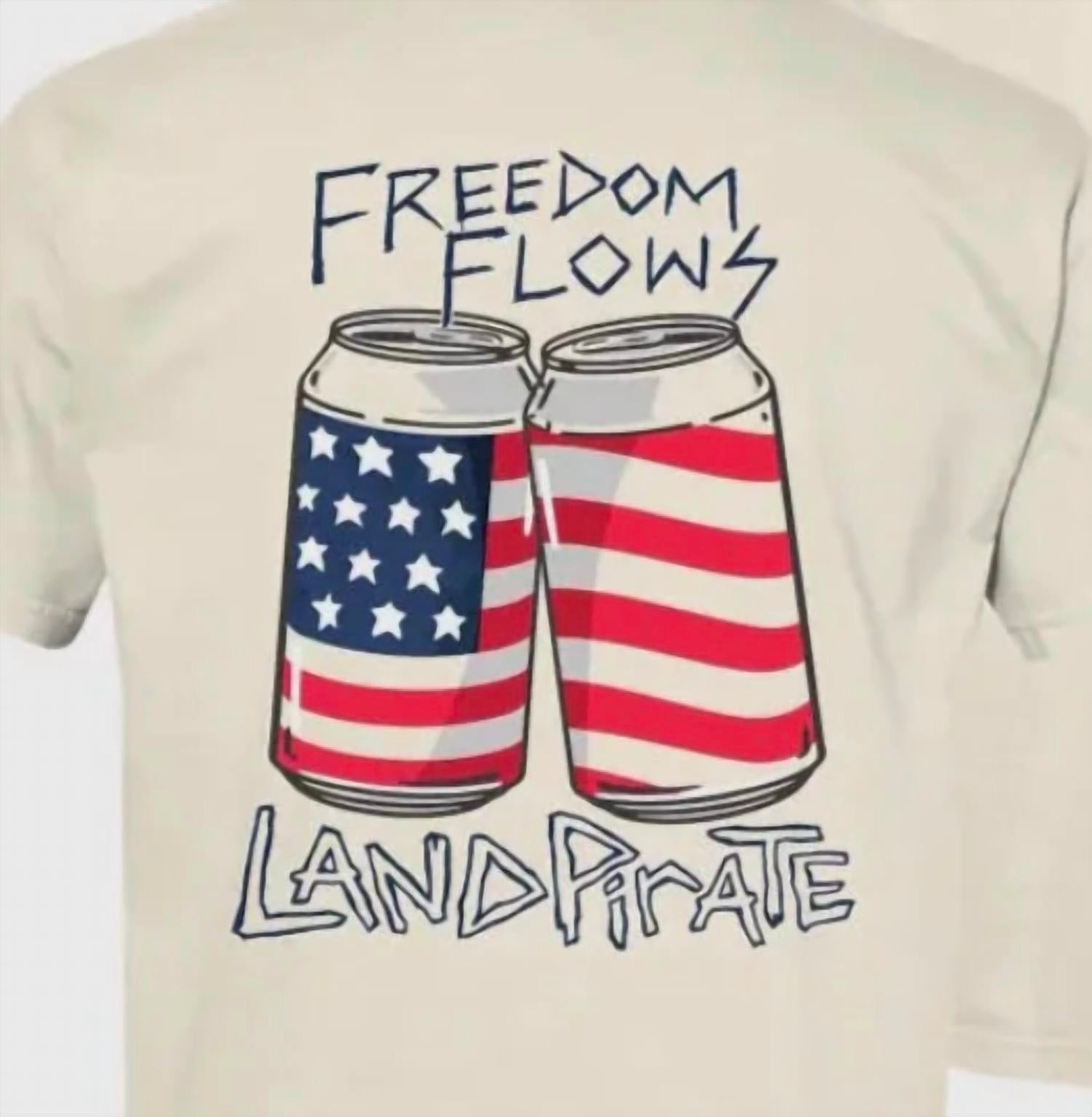 Land Pirate - Men's Freedom Flows T-shirt