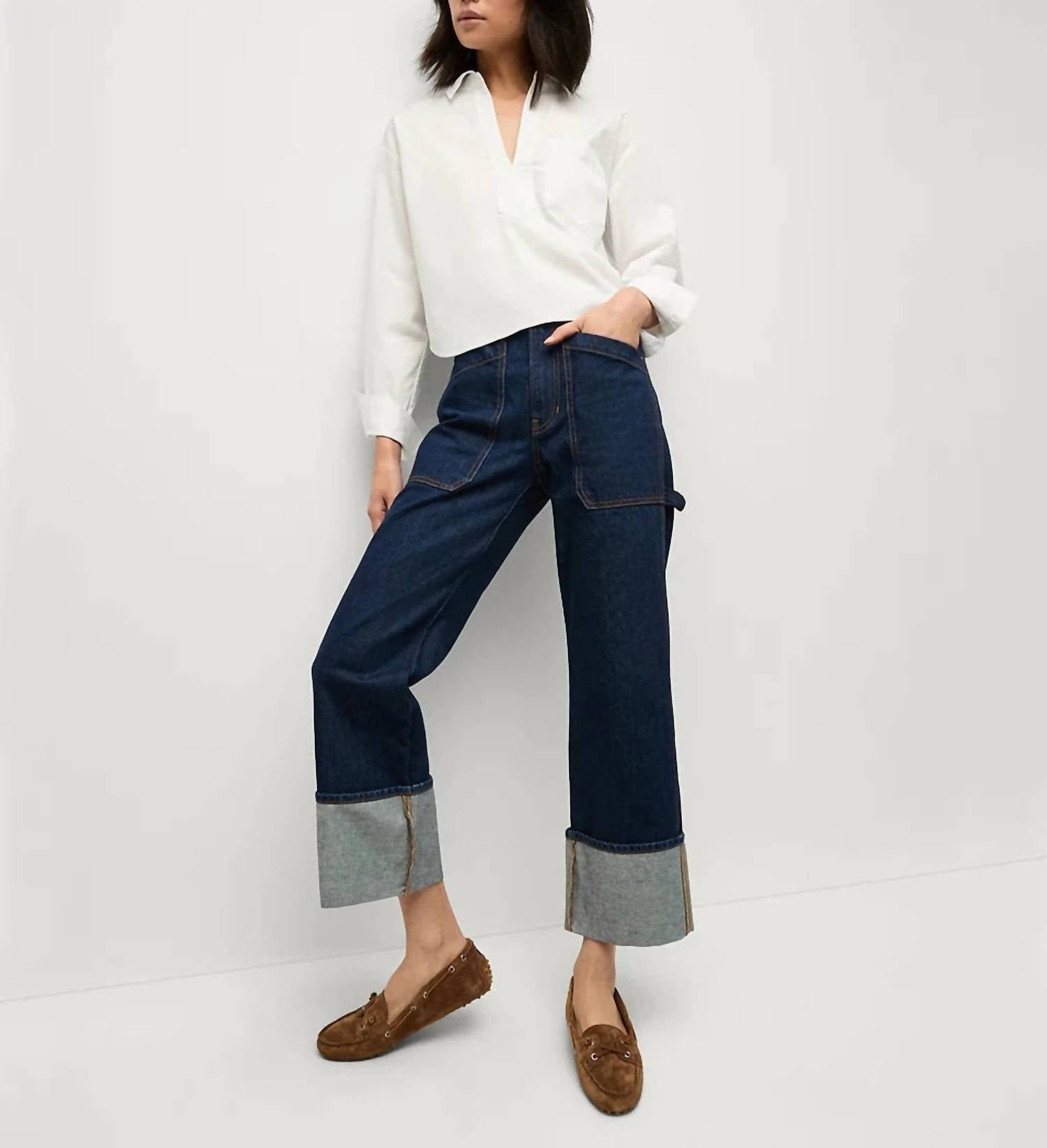 Veronica Beard - Dylan High Rise Straight Leg Jeans