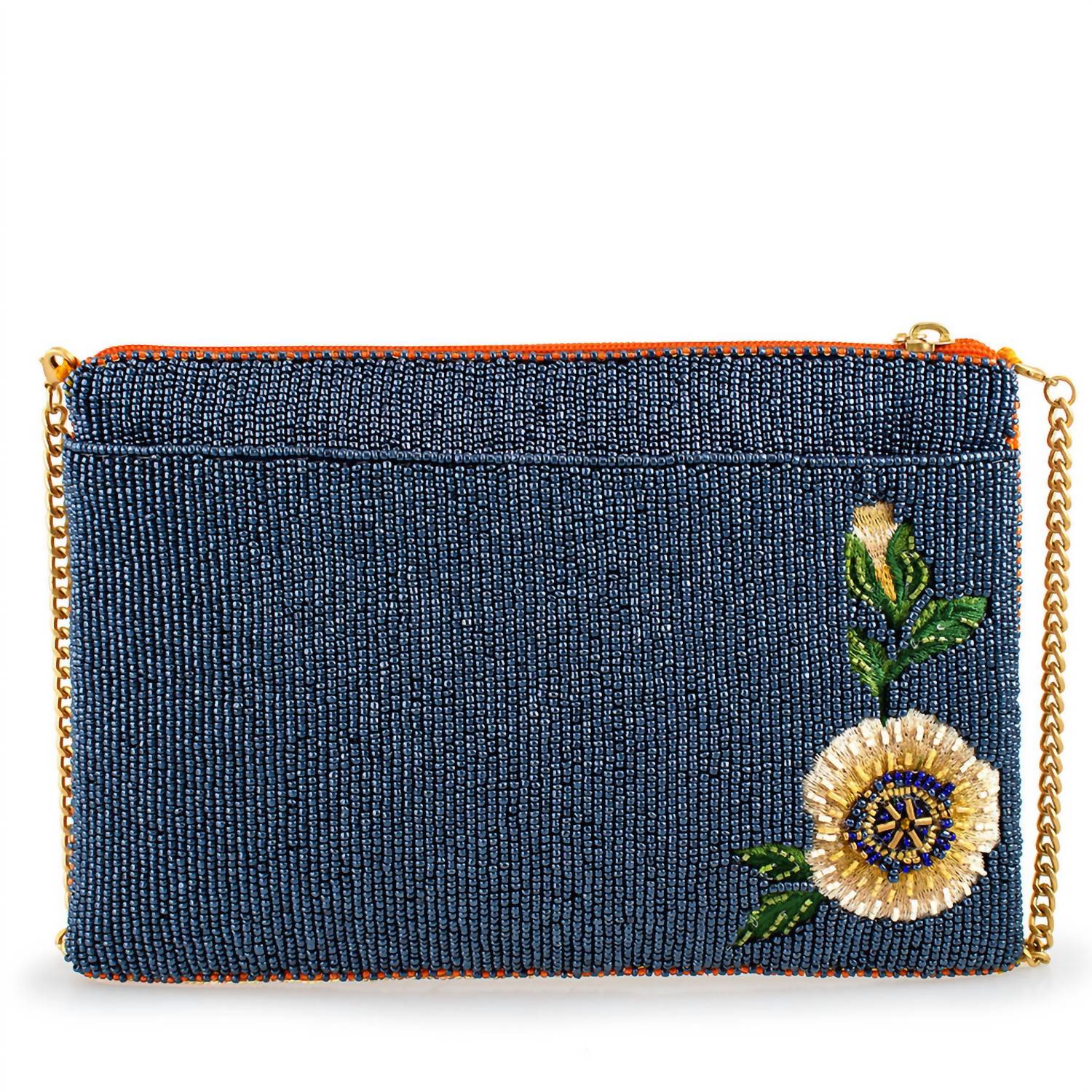 Mary Frances - Women's Wild Abandon Beaded Floral Mini Crossbody Bag