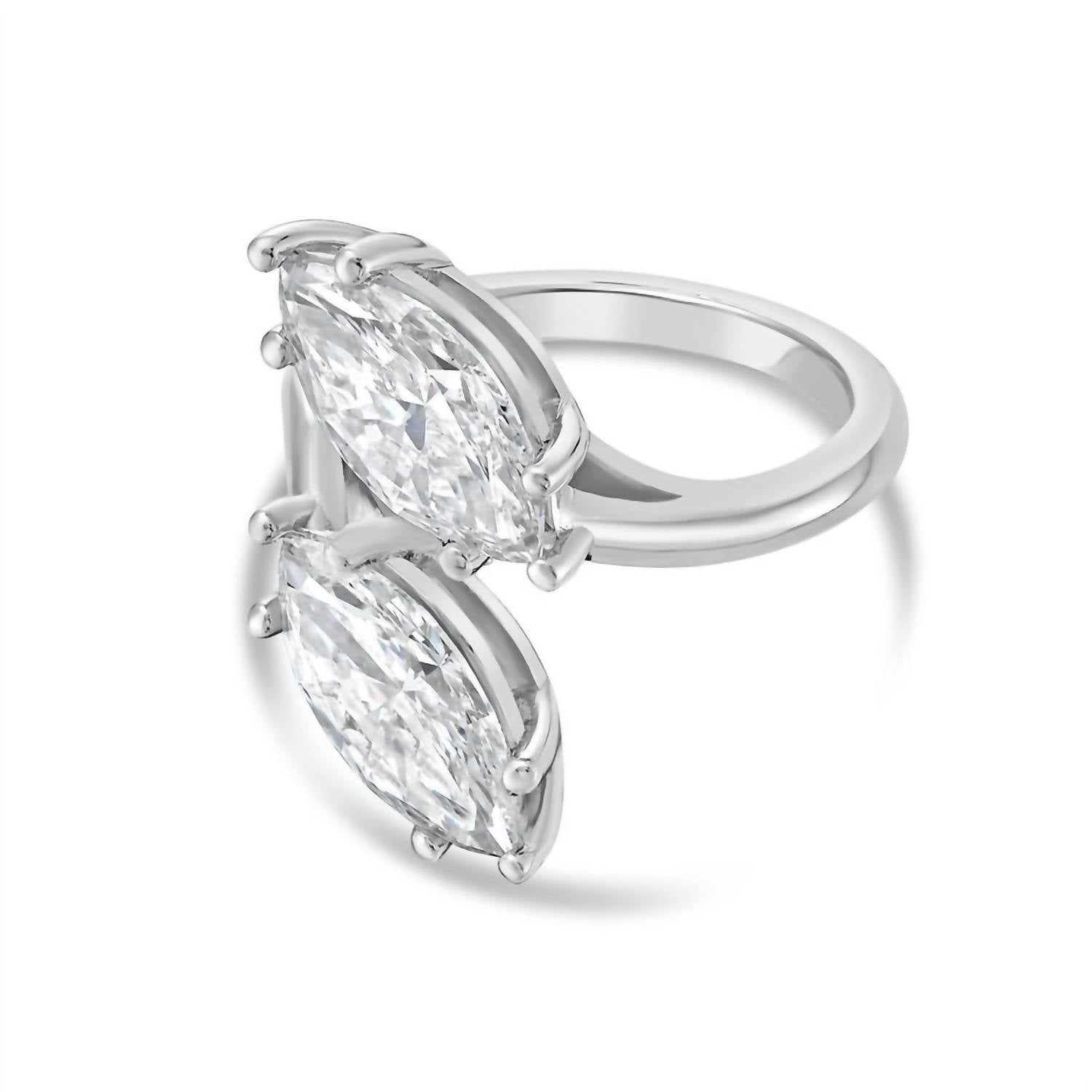 Diana M Jewels - Women's Marquise Lab-Grown Diamond Fashion Ring (4.00 Ct) - Signature Plus