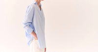 Kulson Emory Long Sleeve Shirt in blue - women's blouse - view 5