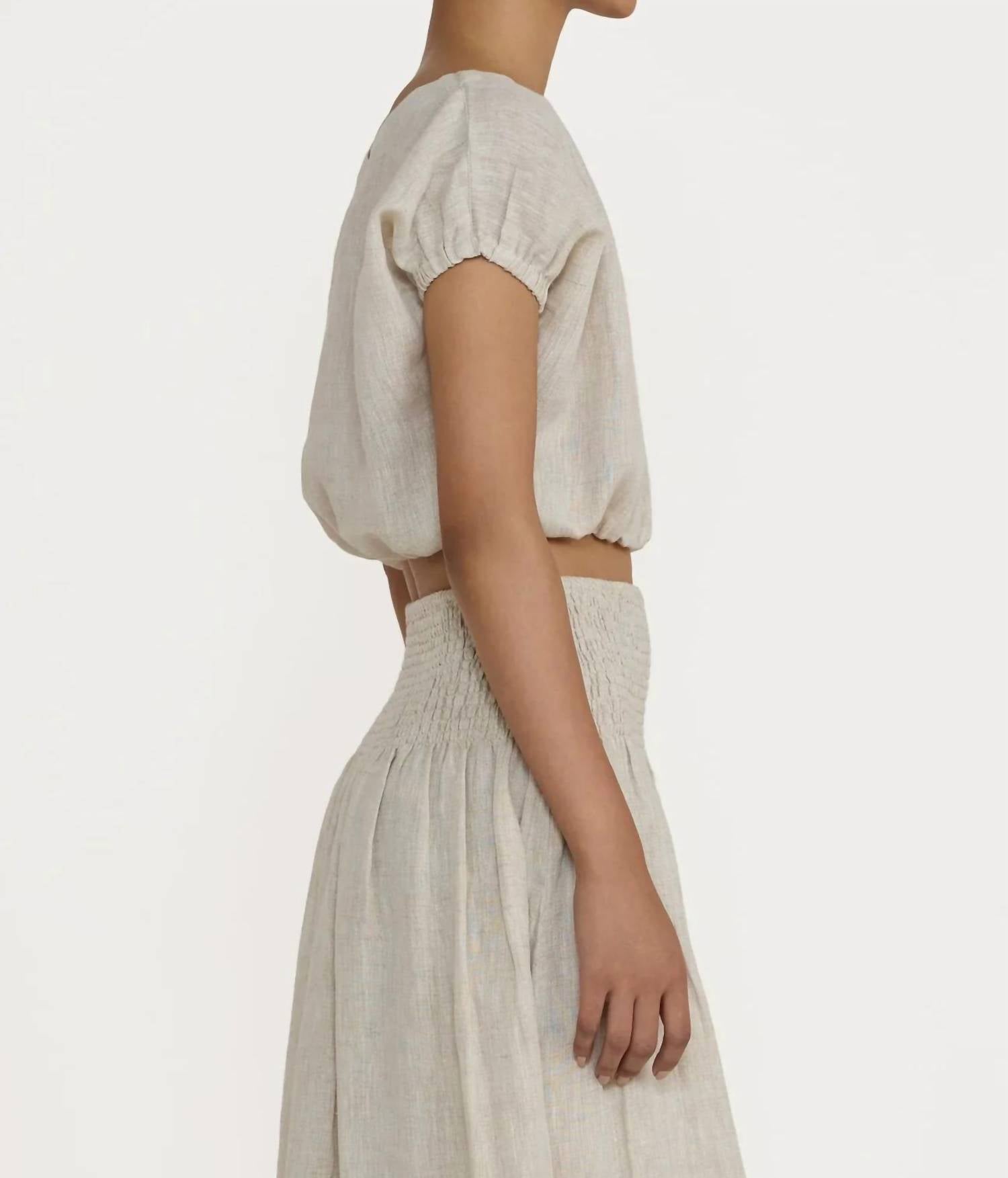 Laude The Label - Bubble Crop Top