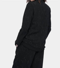 Baci - Striped Buttoned Long Sleeve Jacket