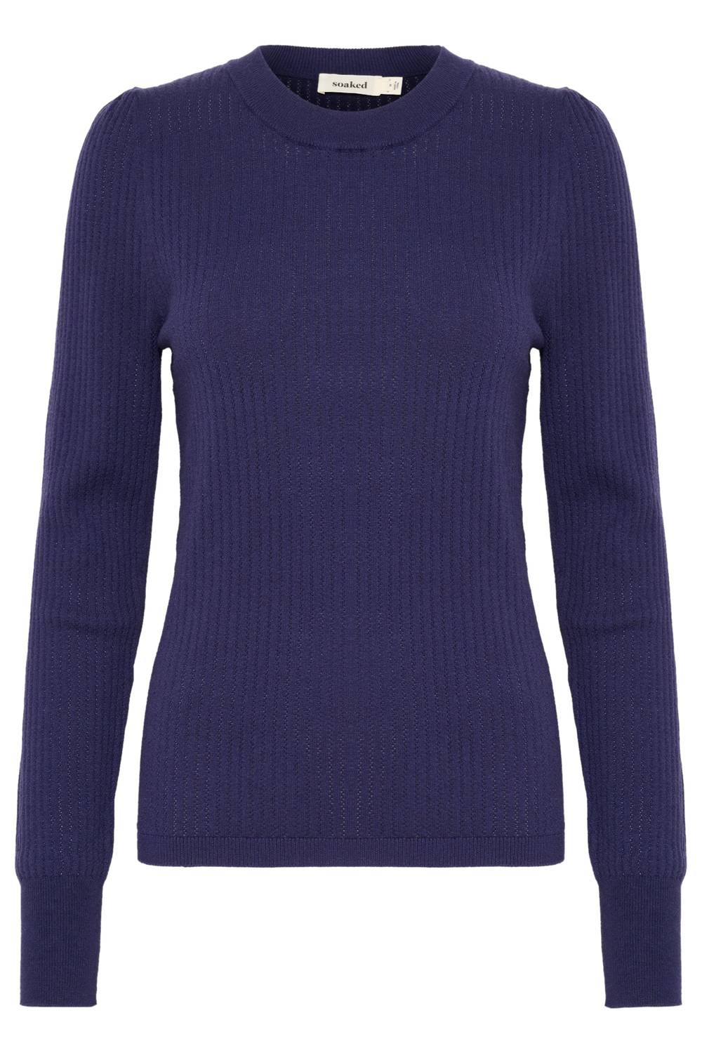 Soaked In Luxury - Spina Slim Fit Crew Neck Pullover Sweater