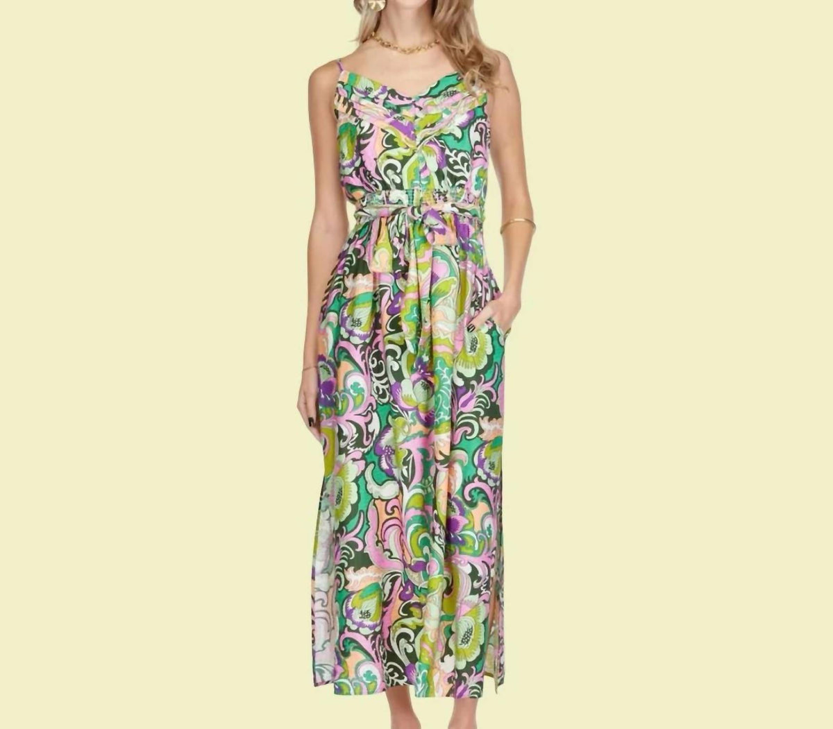 Joy Joy - Spaghetti Strap Maxi Dress