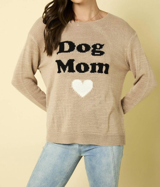 Gilli - "Dog Mom" Graphic Sweater