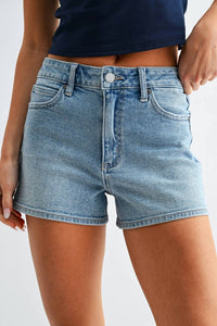Just Black Denim - Classic Hem Shorts