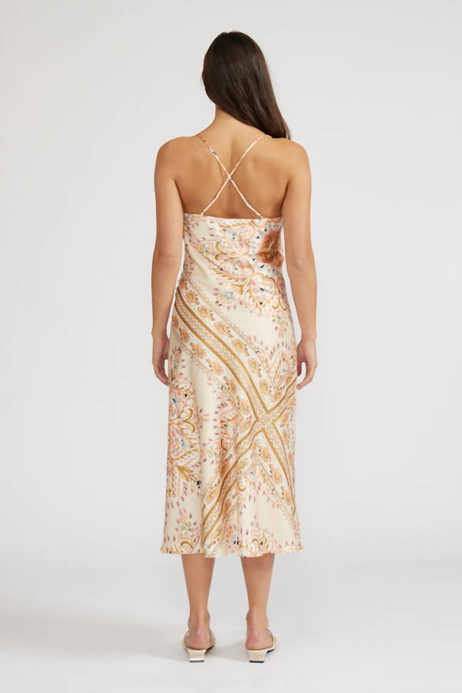 Lucy Paris - Eden Cowl Neck Dress