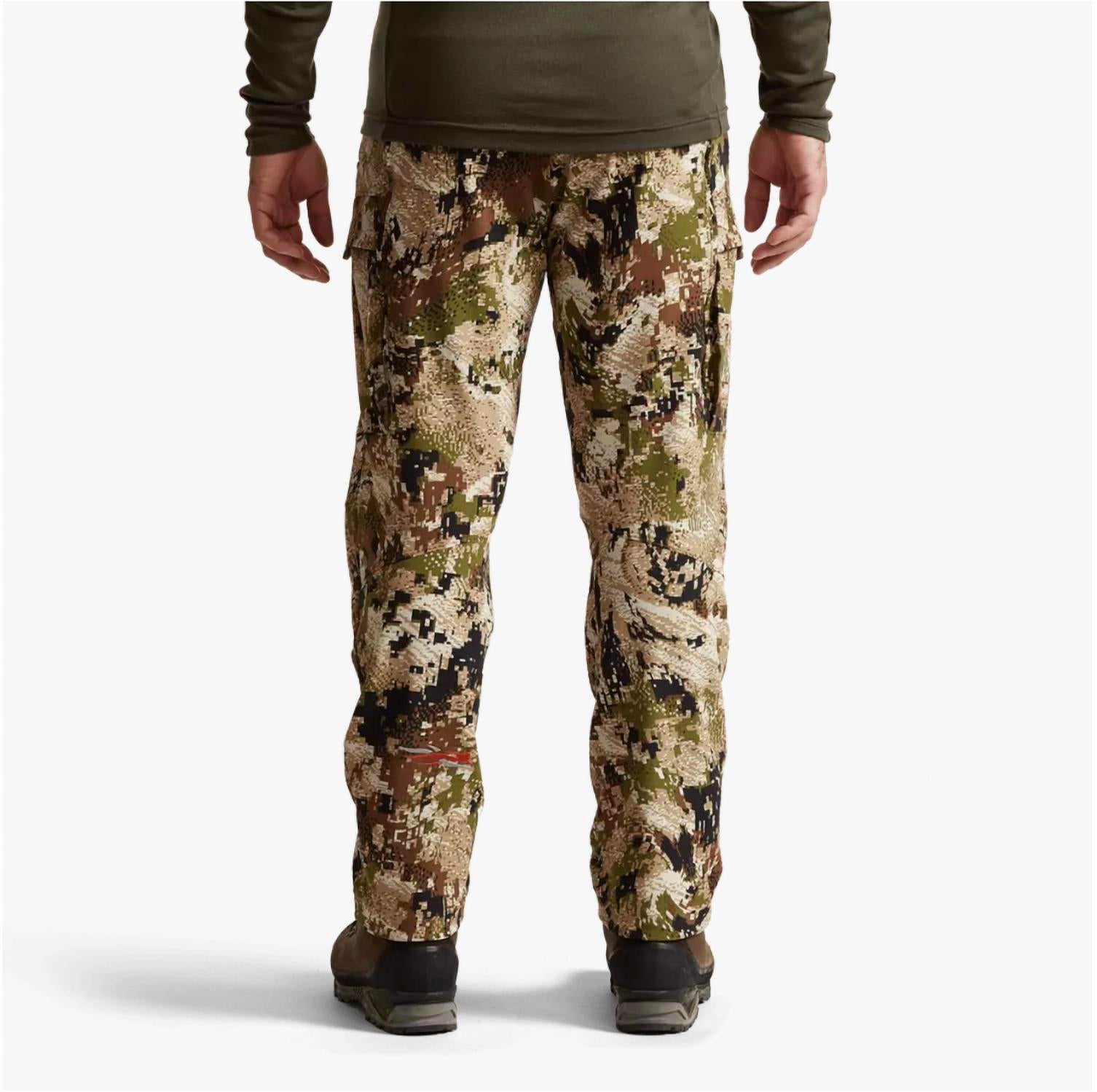 SITKA Mountain Pants With Removable Knee Pad Camo in optifade subalpine - men's pants - detail view