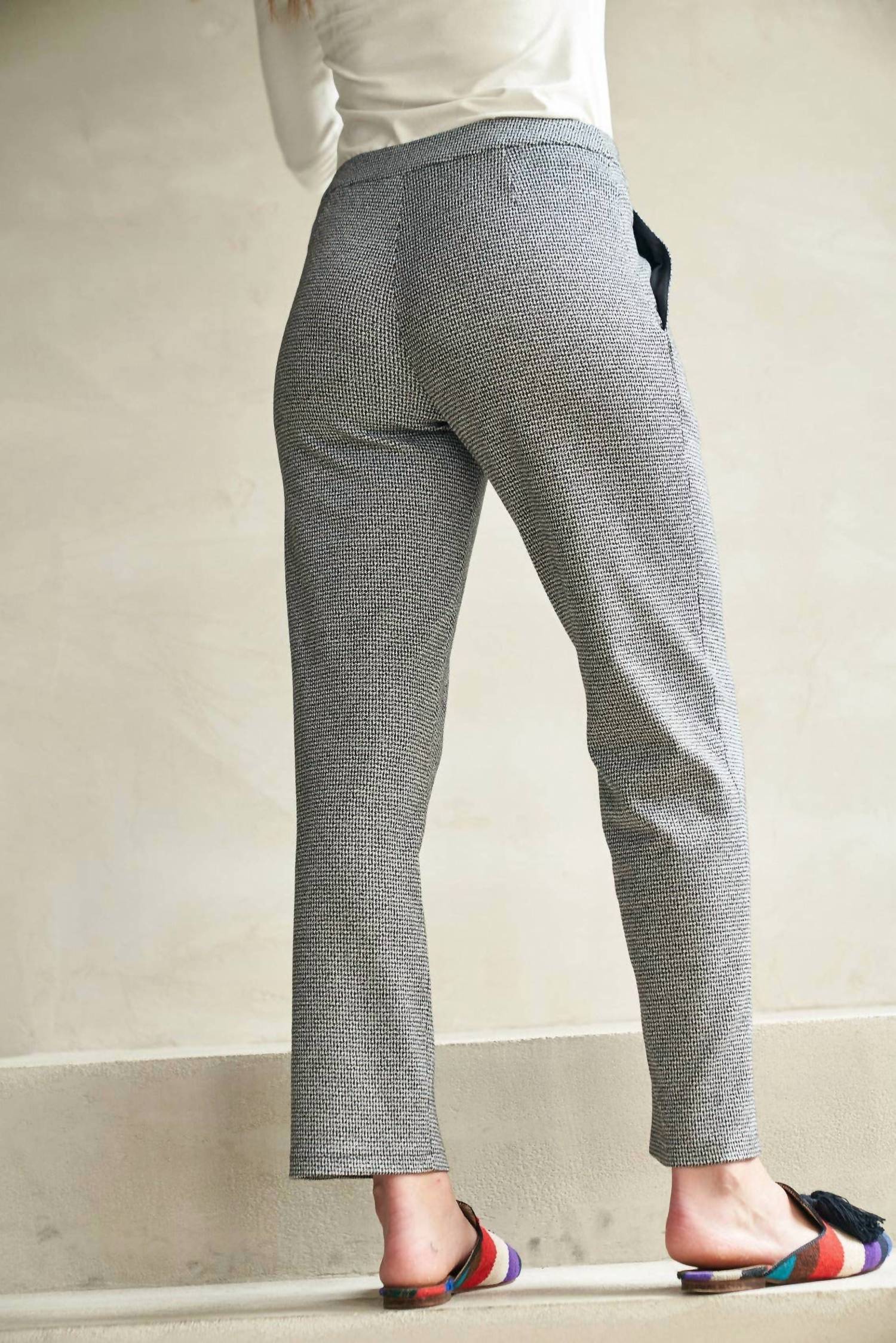 Marianna Déri - Houndstooth Jersey Pants