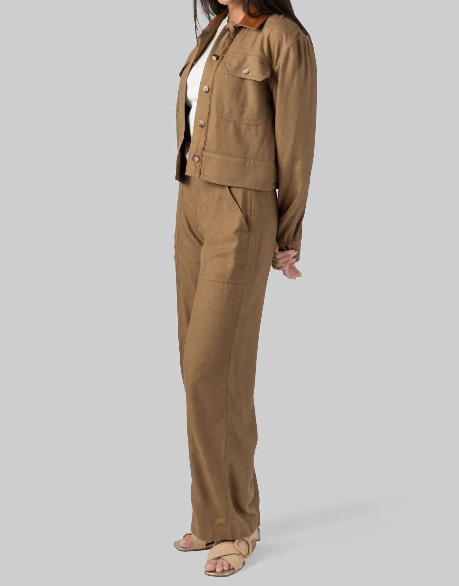 Simkhai - Langston Linen Utility Pant