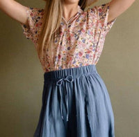 Miss Sparkling - Disa Short Sleeve Blouse