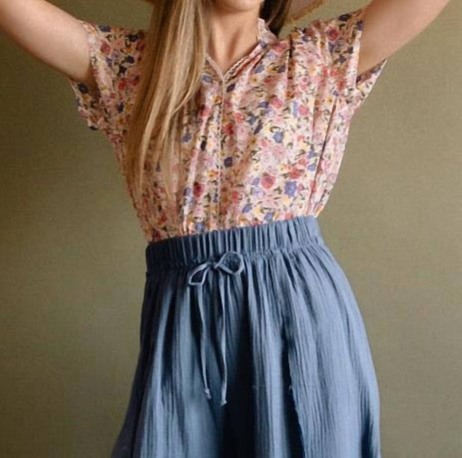 Miss Sparkling - Disa Short Sleeve Blouse
