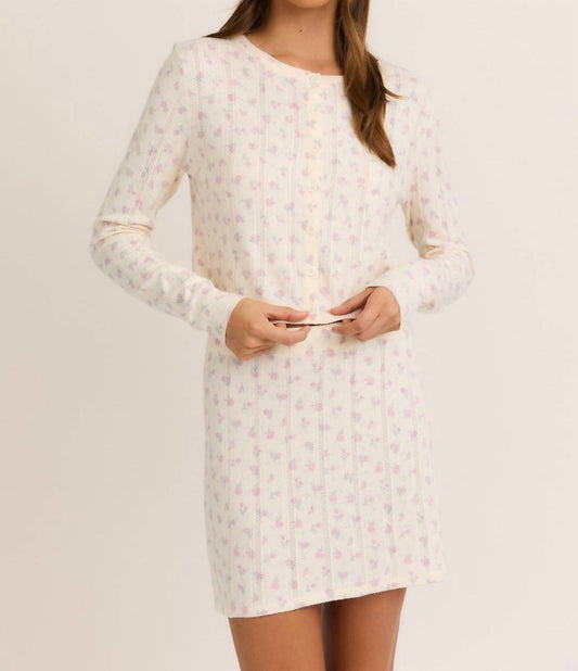 Le Lis - Remi Floral Pointelle Cardigan