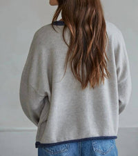 By Together - Crewneck Button Front Cardigan