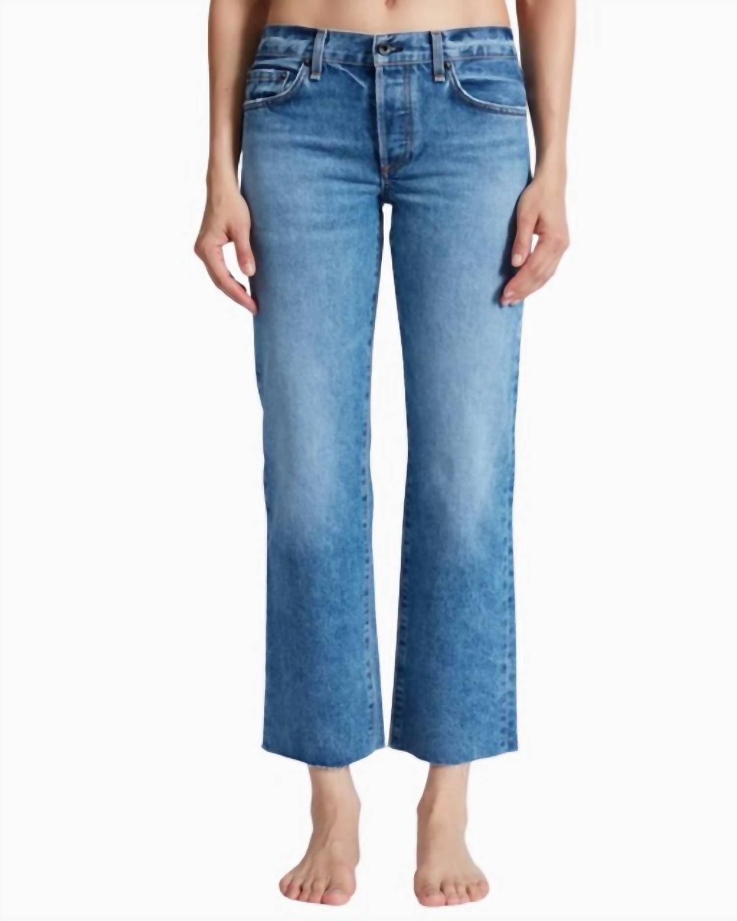 Askk Ny - Low Rise Straight Jeans
