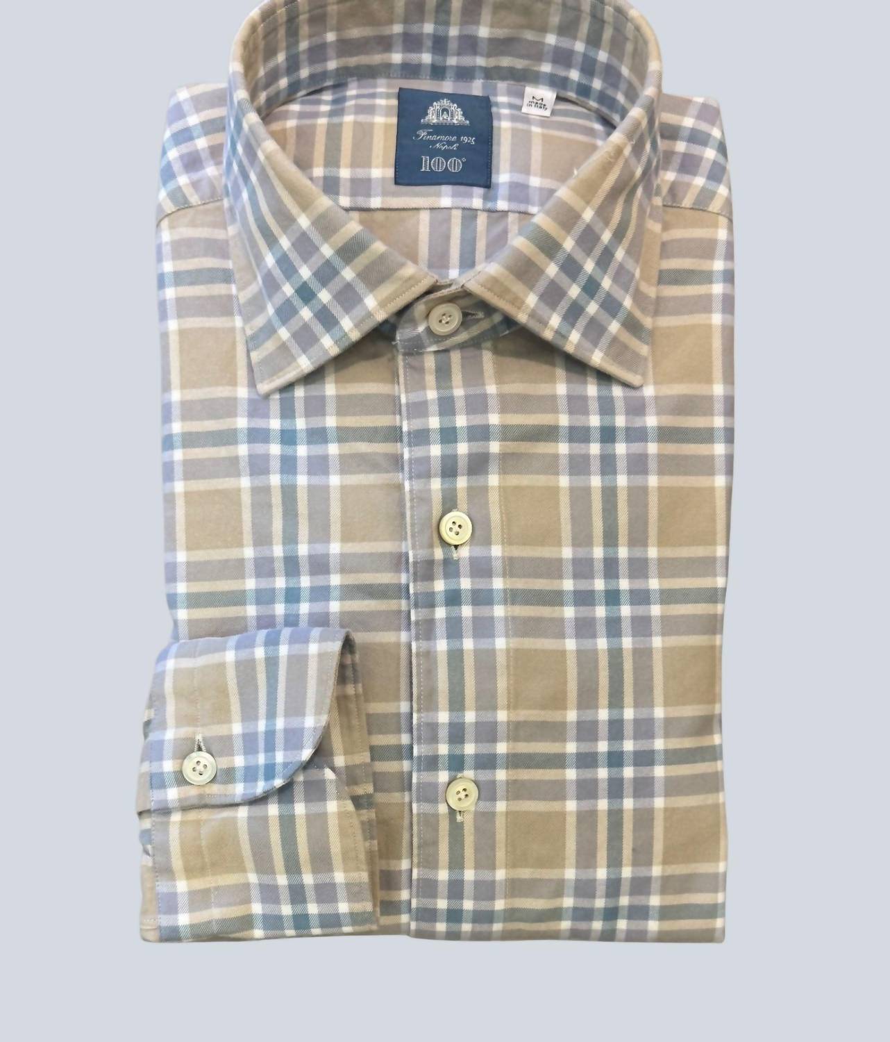 Finamore - Men's Plaid Shirt