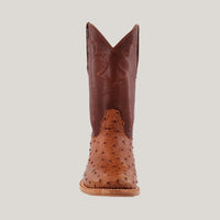R Watson Boots - Men's Full Quill Ostrich Roper Boots