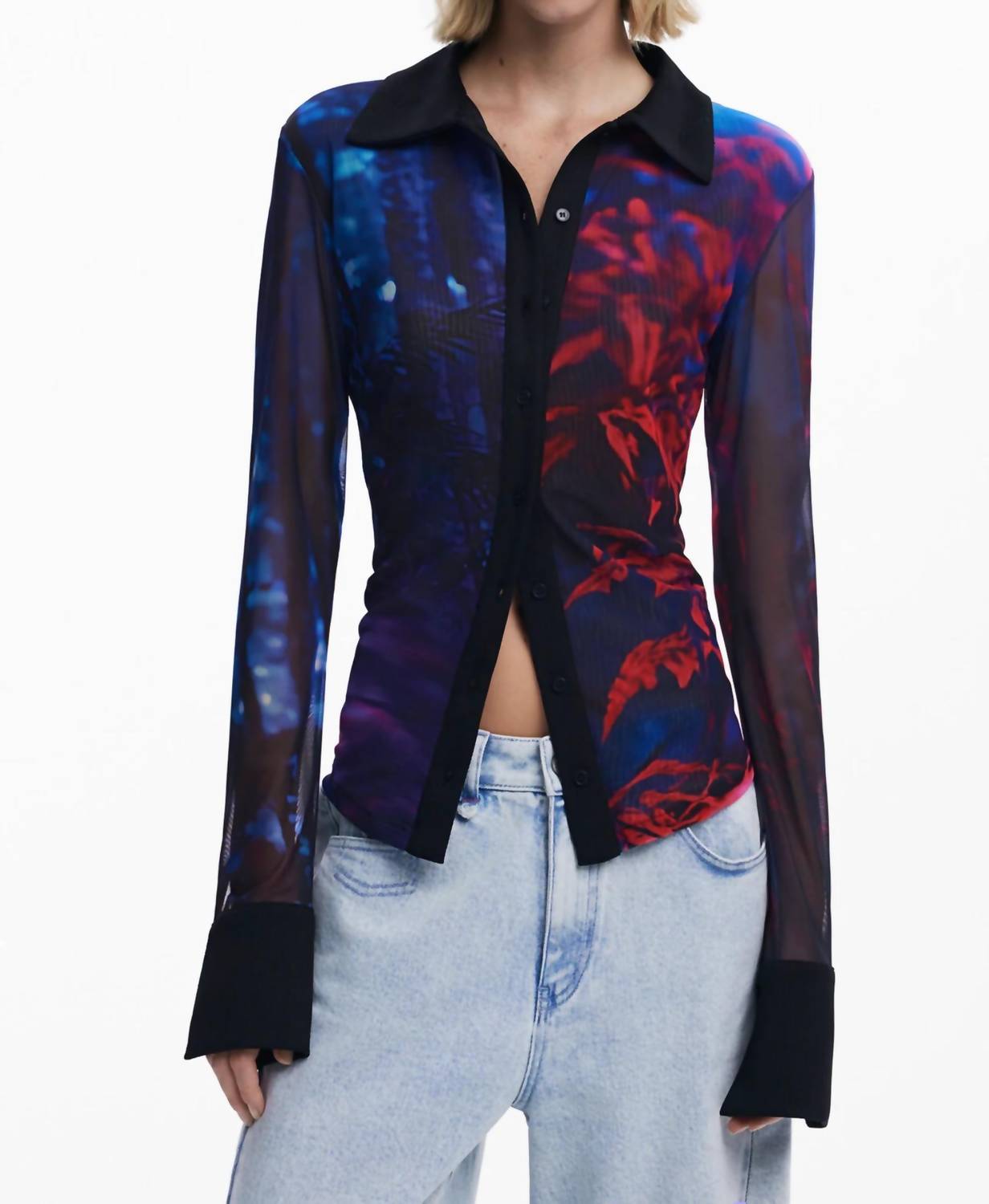 Desigual - Dietrich Buttoned Tulle Shirt