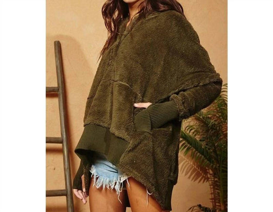 Bucketlist - Oversized Fuzzy Fur Hoodie