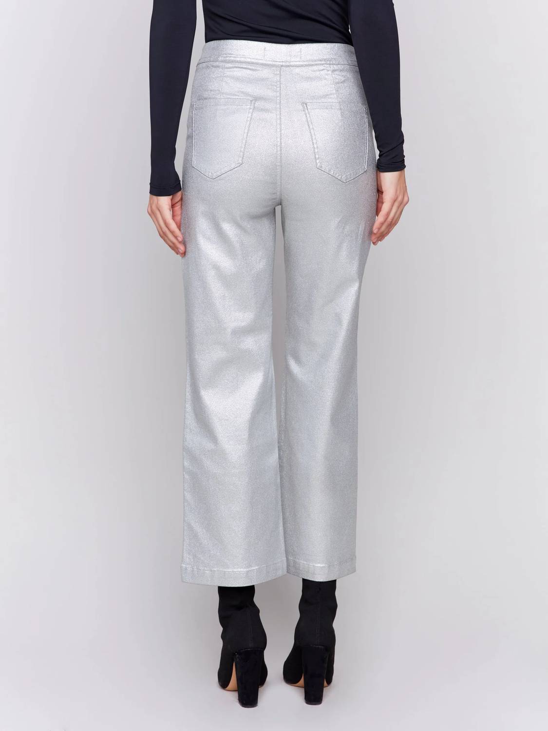 Charlie B - Shimmery Flare Leg Pant