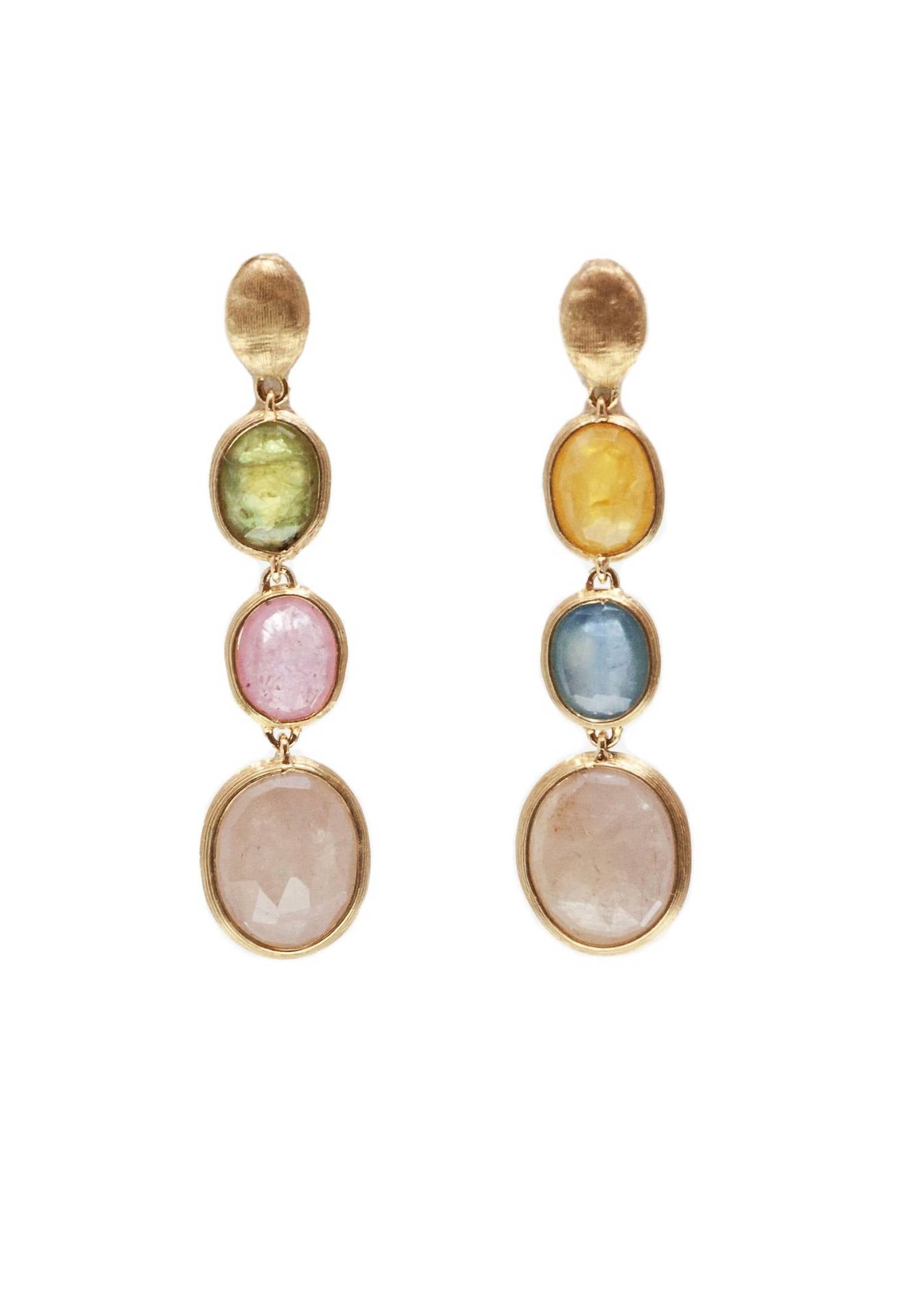 Marco Bicego - Women's 18k Multi Color Sapphire Siviglia Earrings