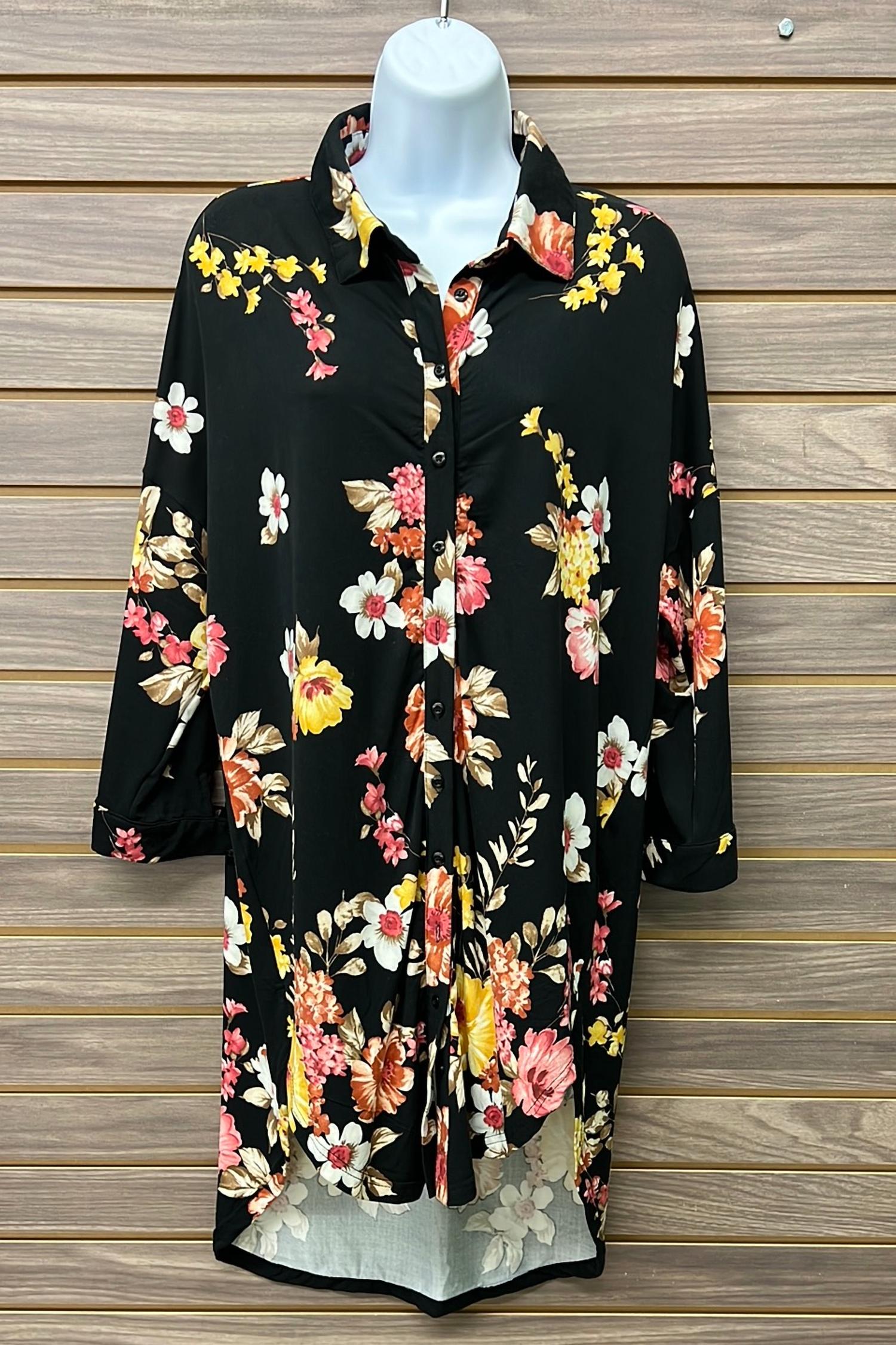Available - Women's Button-down Floral Dress