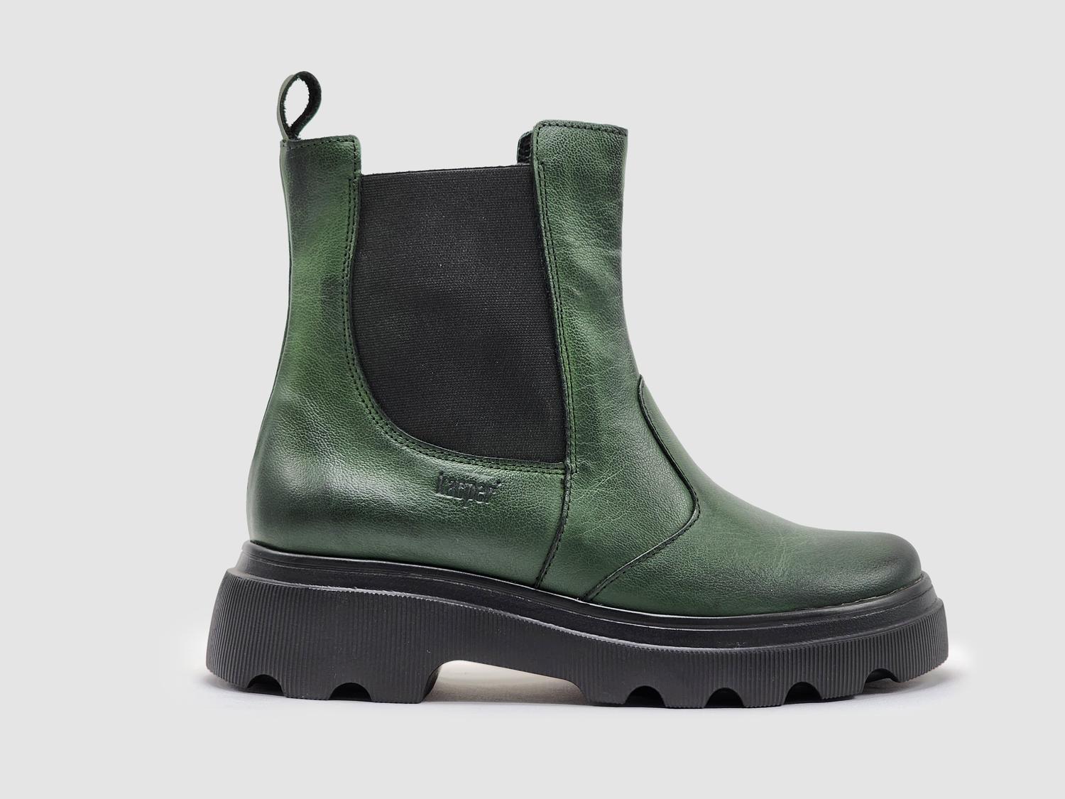 Kcr Group - Women's Modern Insulated Zip-Up Chelsea Leather Boots