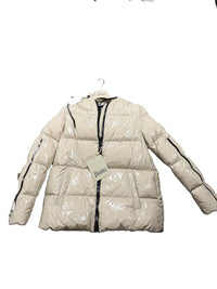 Herno Women's Hooded Puffer Jacket in cream - women's jacket