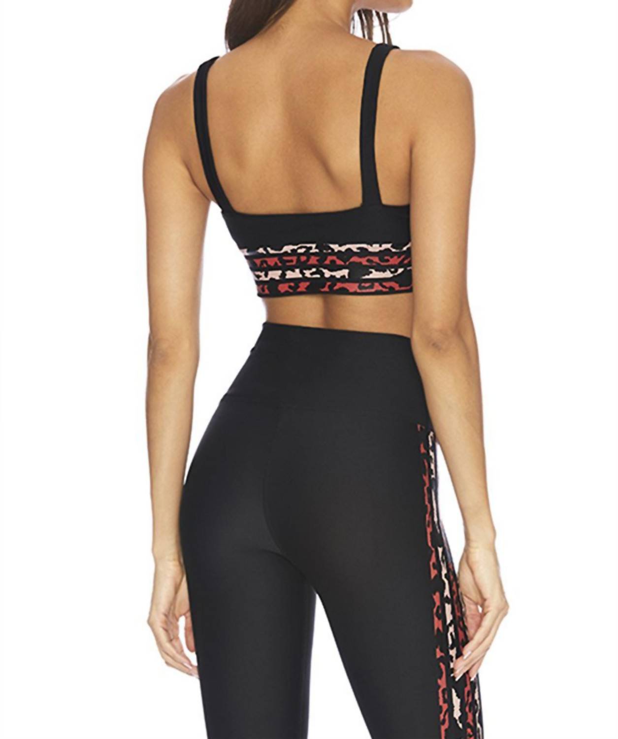 Beach Riot Leah Top in multi leopard - women's intimate - alternate view