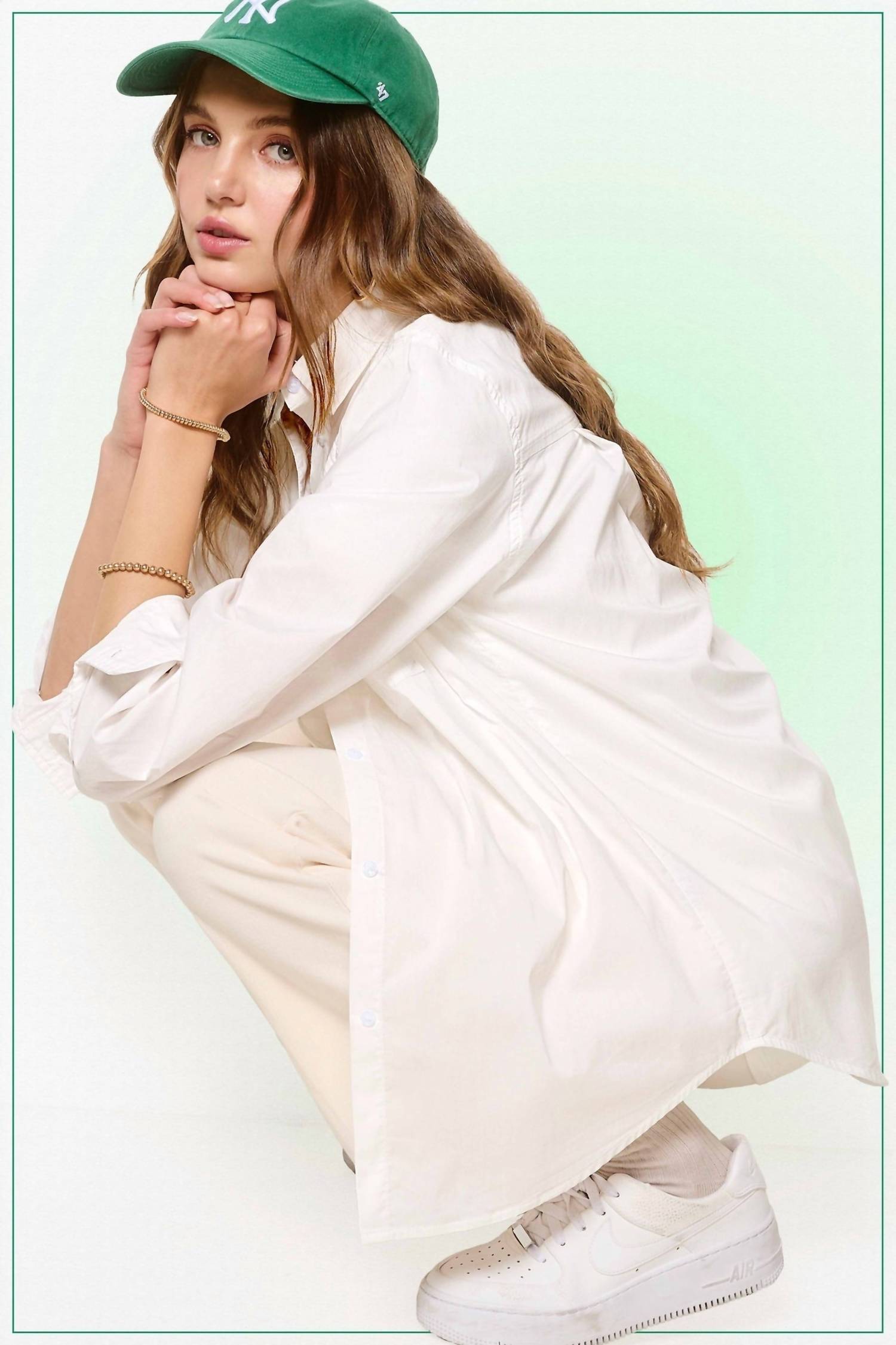 La Miel - Button Down Basic Poplin Shirt