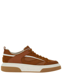 Salvatore Ferragamo - Men's Cassina Quilted Leather Low-top Sneakers