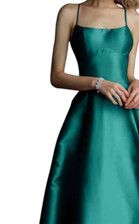 Jovani - A-line Satin Evening Gown