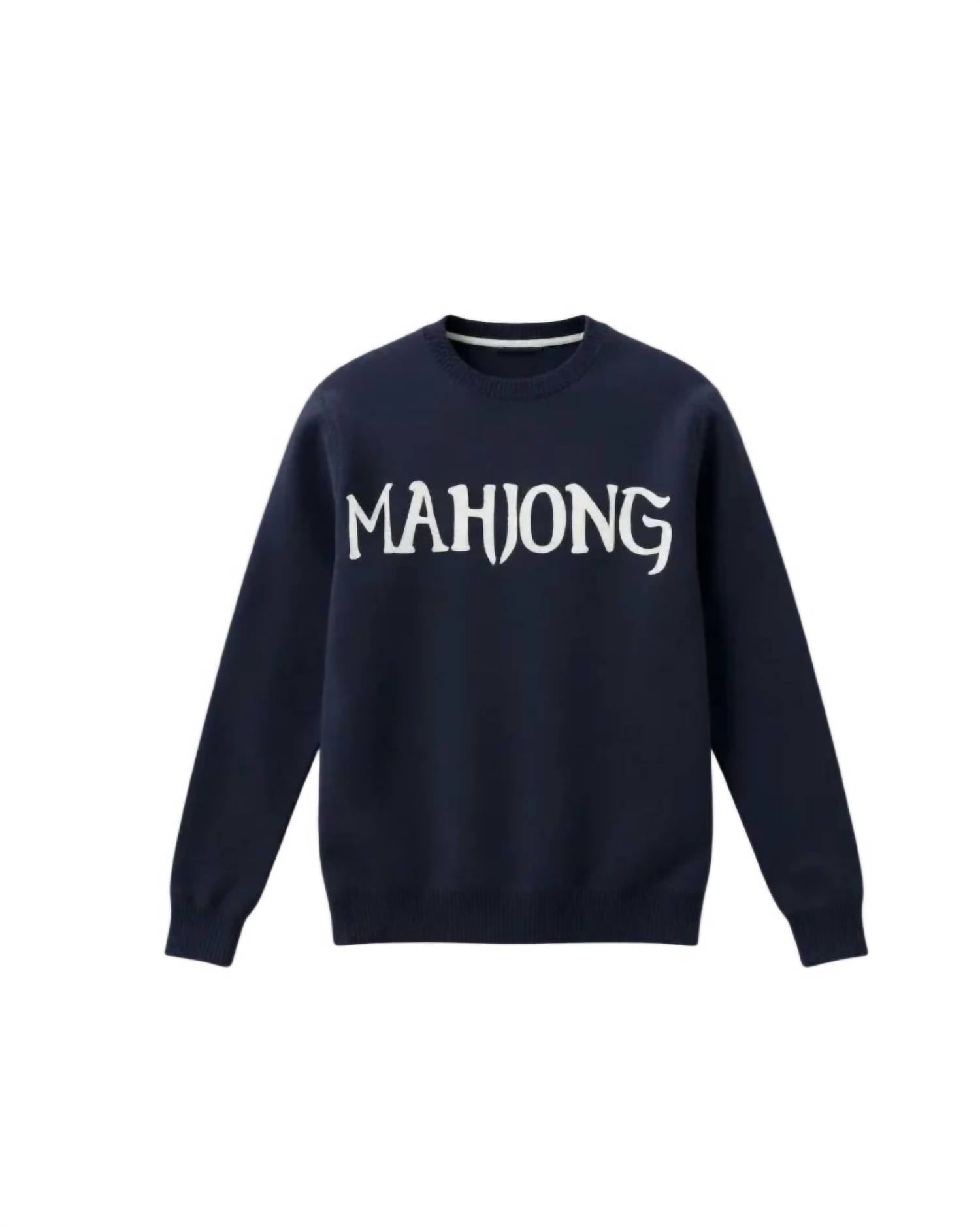 Minnie Rose - Mahjong Embroidered Sweater