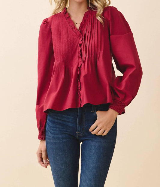 Tcec - Carmella Button Down Blouse