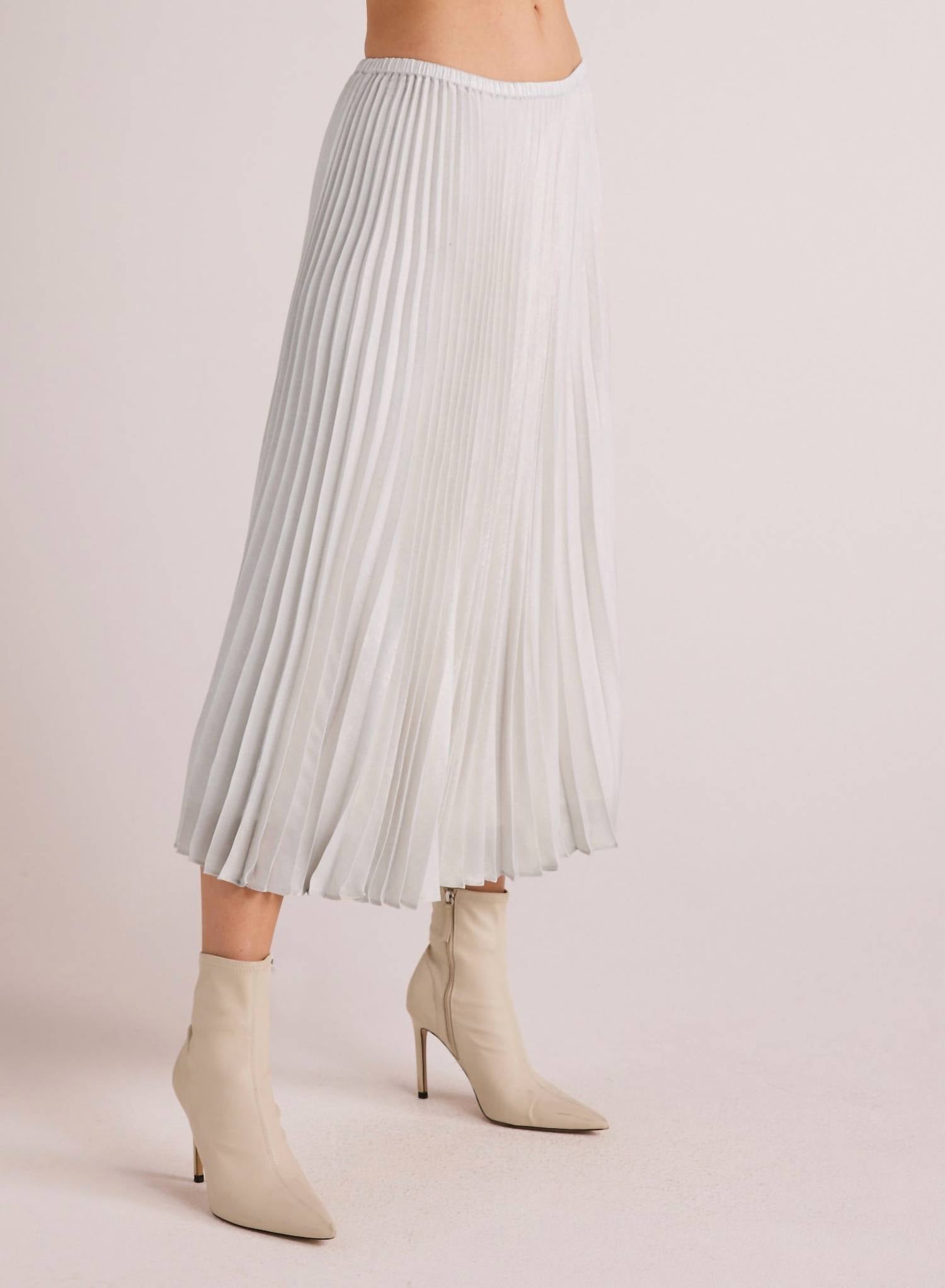 Bella Dahl - Hand Pleated Midi Skirt