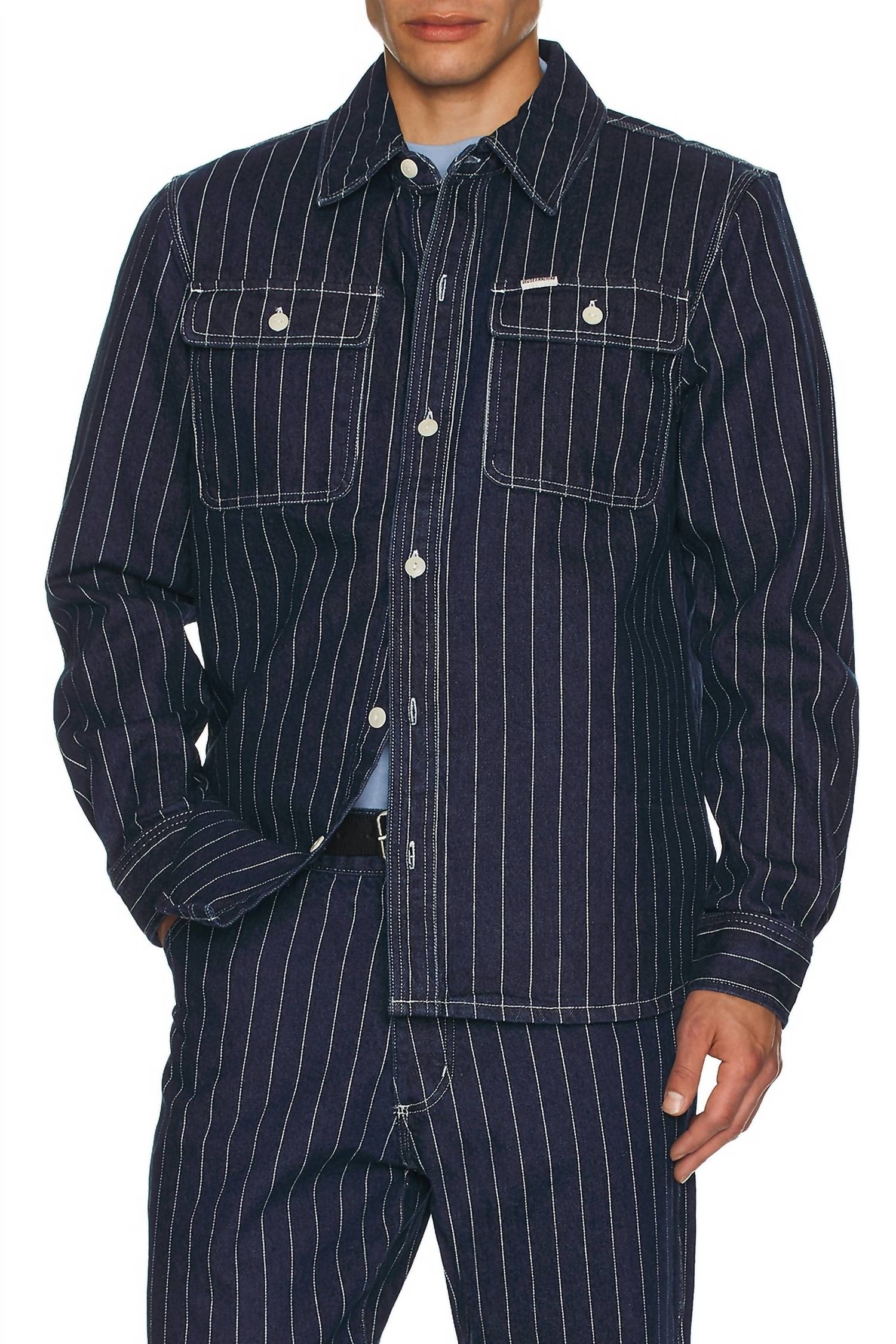 Deus Ex Machina - Vacay Stripe Denim Shirt