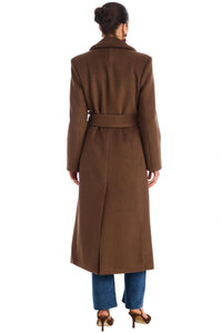 ALLISON NEW YORK Valencia Coat in mocha - women's jacket - alternate view