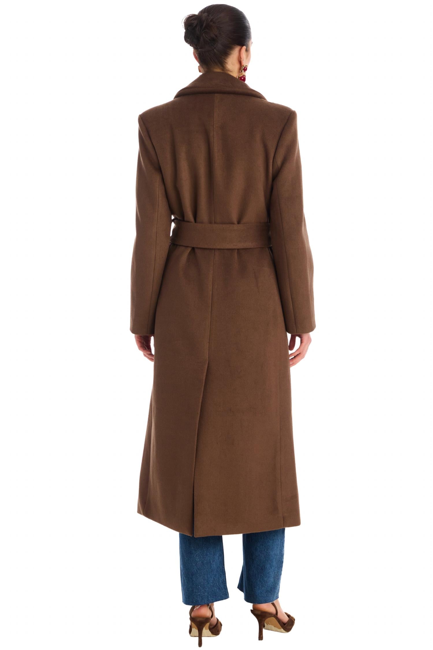 ALLISON NEW YORK Valencia Coat in mocha - women's jacket - alternate view