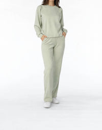 ESQUALO Flair Trouser jogger in pistache - women's pants