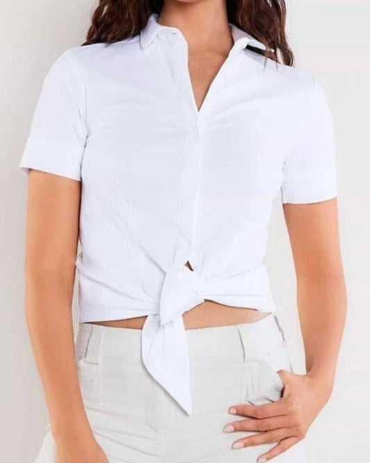 Anatomie - Dot Tie Front Saiara Blouse - Plus