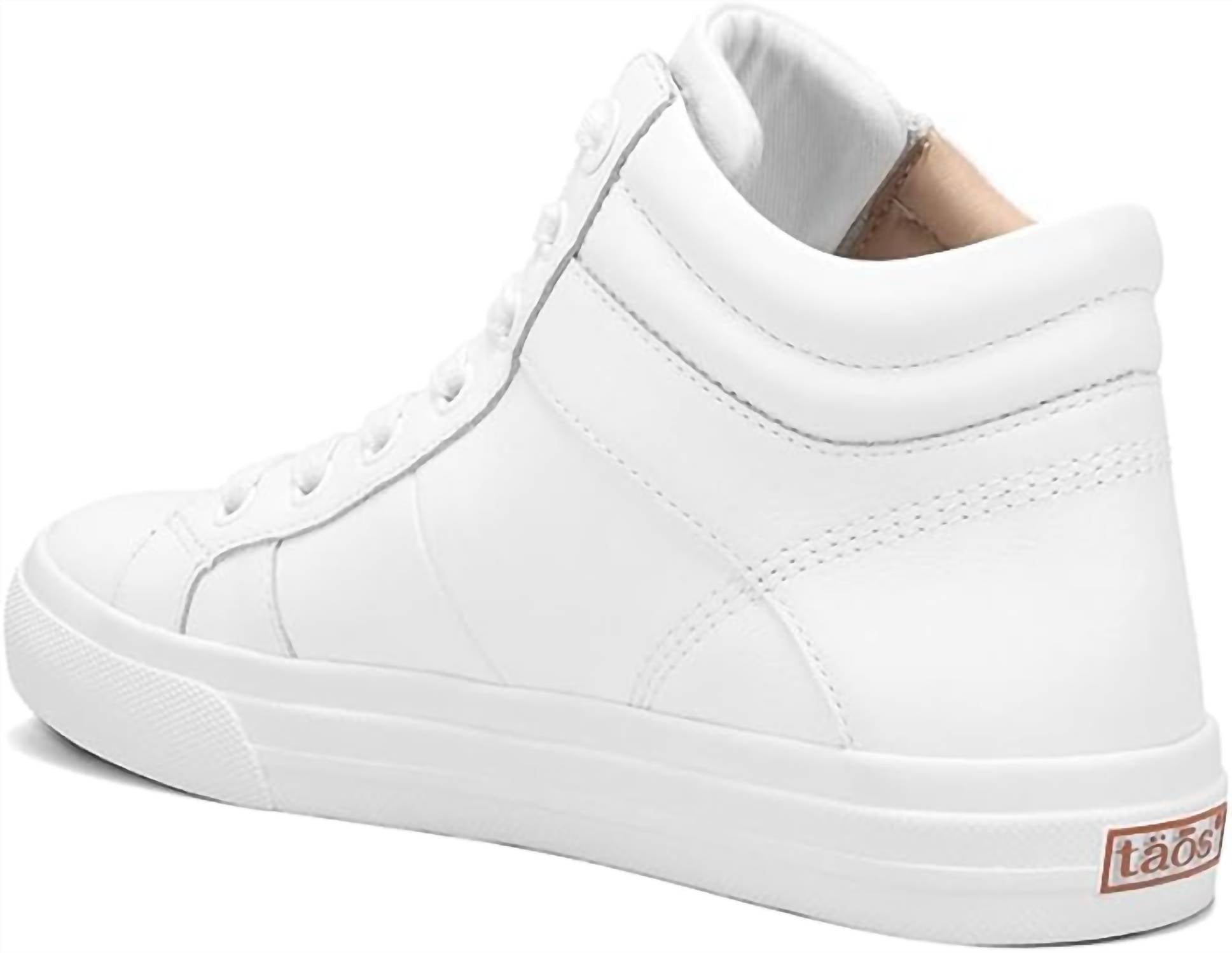 taos Women's Winner High-top Sneakers in white - women's sneaker - view 4